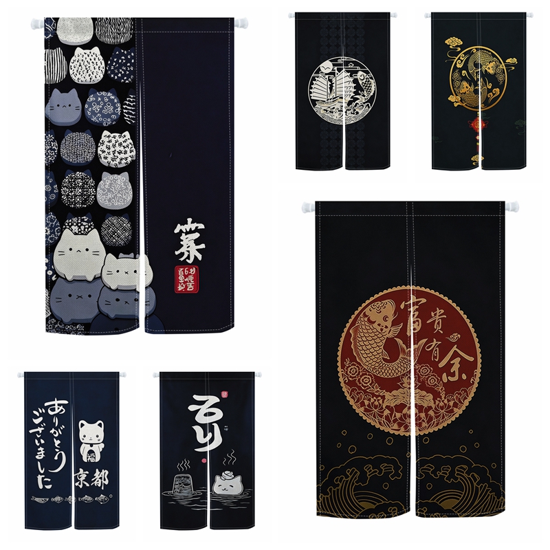 Japanese Noren Door Curtain Lu - огляд і ціна Noren Curtain Doorway